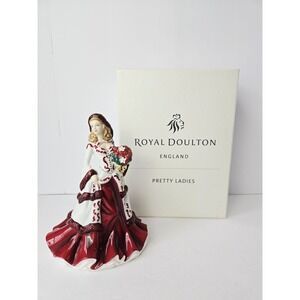 Royal Doulton figurine Pretty Ladies Christmas Day 2008 w/ box